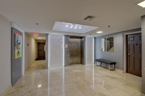 Elevator, Interior, Recessed Lighting