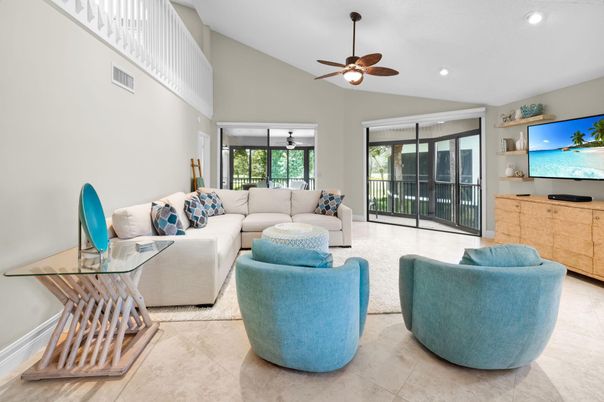 Interior, Living room, Recessed Lighting