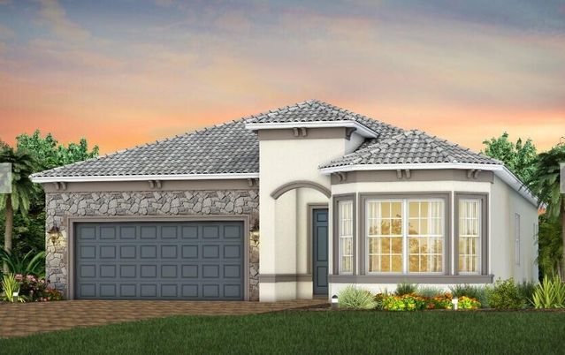 Attached, Exterior, Facade, Mediterranean
