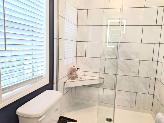 Bathroom, Glass Shower, Interior
