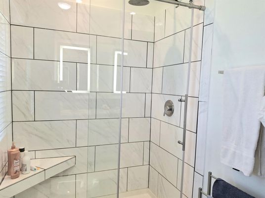 Bathroom, Glass Shower, Interior