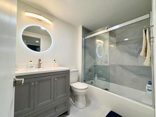Bathroom, Glass Shower, Interior