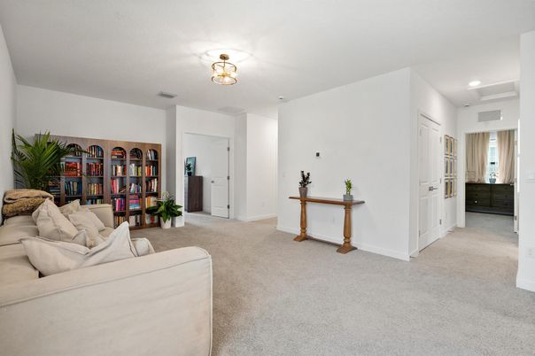 Interior, Living room, Recessed Lighting