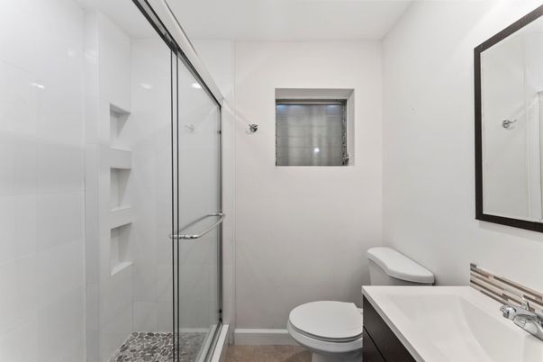 Bathroom, Glass Shower, Interior