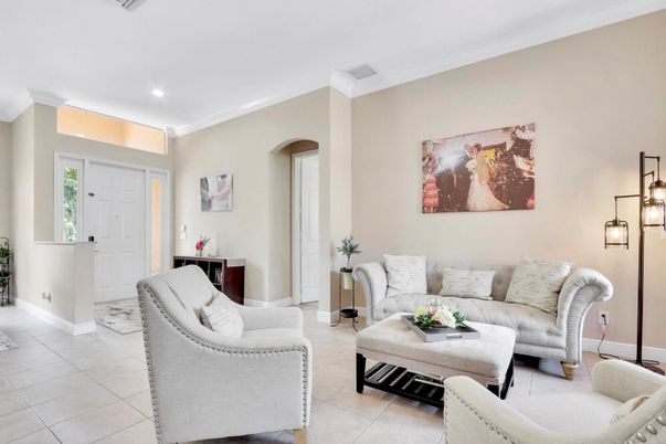 Interior, Living room, Recessed Lighting