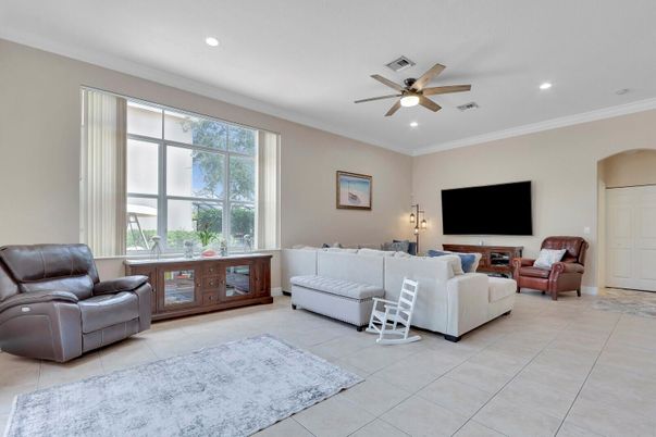 Interior, Living room, Recessed Lighting
