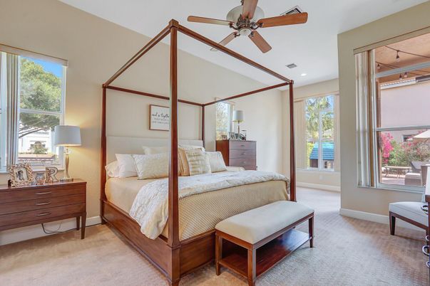 Bedroom, Interior, Recessed Lighting, Water