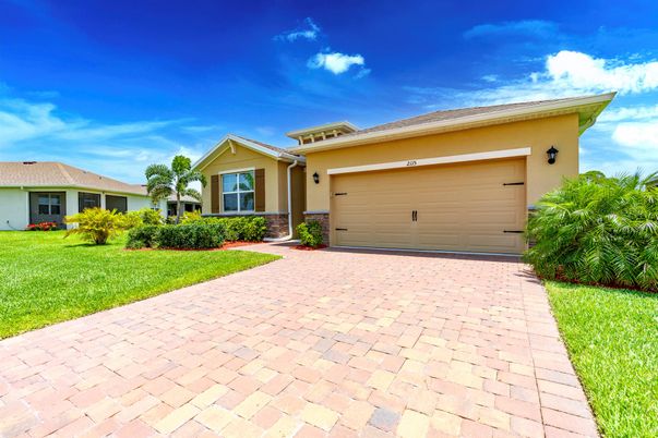 Attached, Backyard, Exterior, Facade, Mediterranean