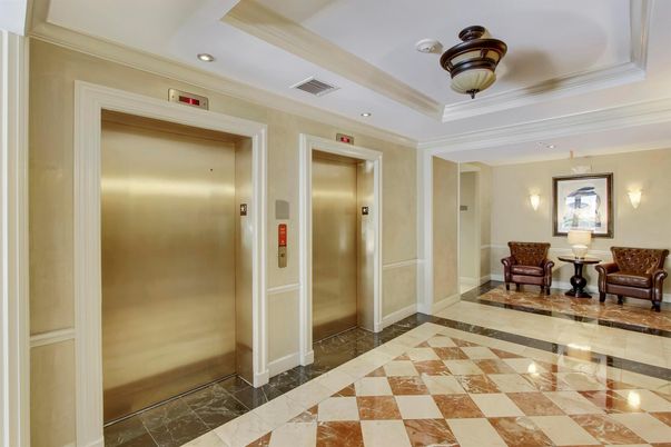 Elevator, Interior, Recessed Lighting