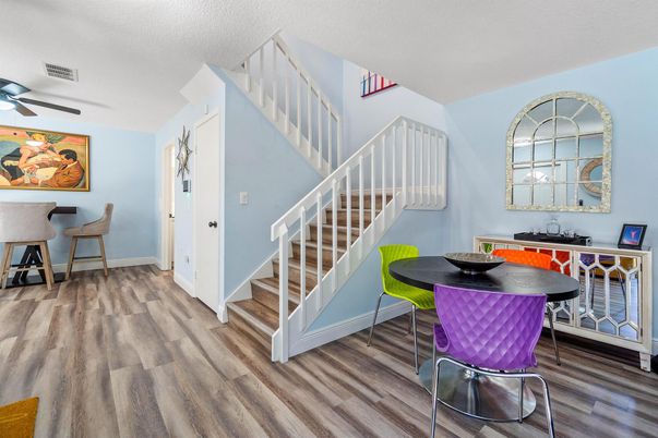 Dining room, Interior, Wood Texture Flooring