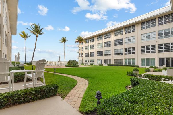 Backyard, Exterior, Facade, Condo Building