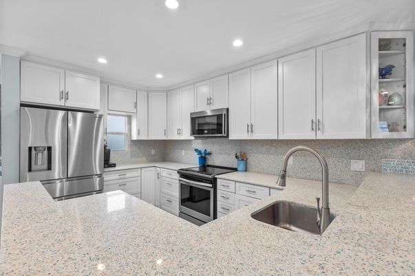 Interior, Kitchen, Recessed Lighting, Stainless Steel Appliances