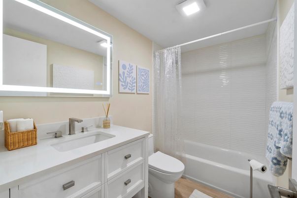 Bathroom, Interior, Wood Texture Flooring