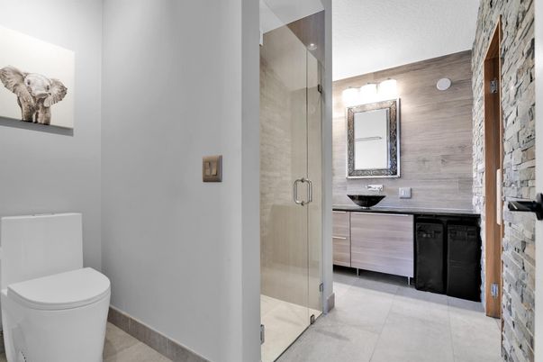 Bathroom, Glass Shower, Interior