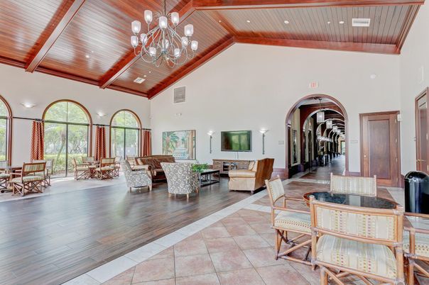 Chandelier, Dining room, Interior, Living room, Recessed Lighting, Wooden Beams, Wooden Ceilings, Wood Texture Flooring