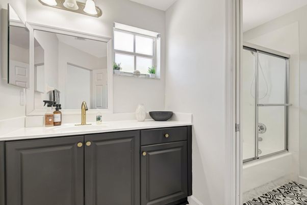 Bathroom, Glass Shower, Interior