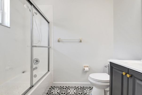 Bathroom, Glass Shower, Interior