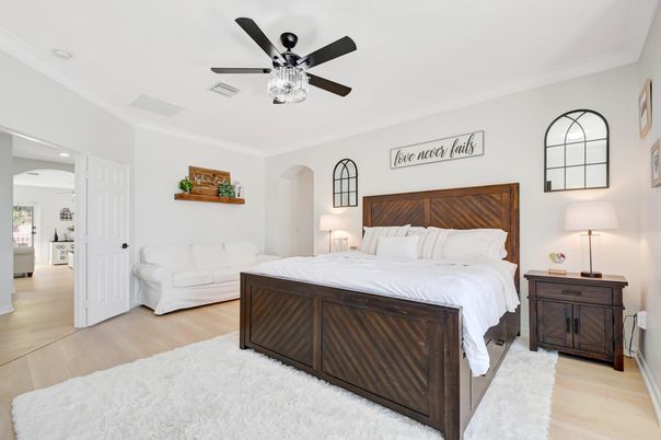 Bedroom, Interior, Wood Texture Flooring