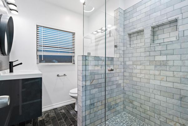 Bathroom, Glass Shower, Interior