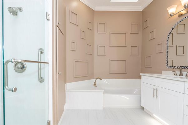 Bathroom, Glass Shower, Interior