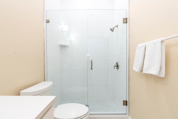 Bathroom, Glass Shower, Interior