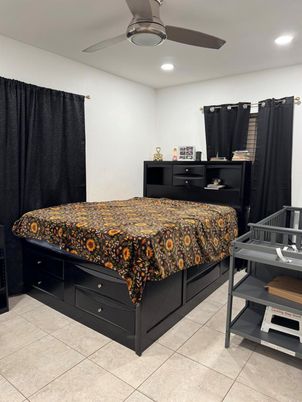 Bedroom, Interior, Recessed Lighting