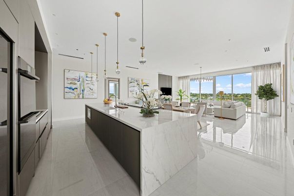 Dining room, Interior, Kitchen, Pendant Lights, Recessed Lighting, Water