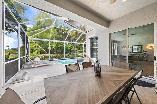 Dining room, Glass Ceilings, Interior, Pool, Sun Room