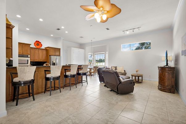 Interior, Kitchen, Living room, Recessed Lighting, Stainless Steel Appliances