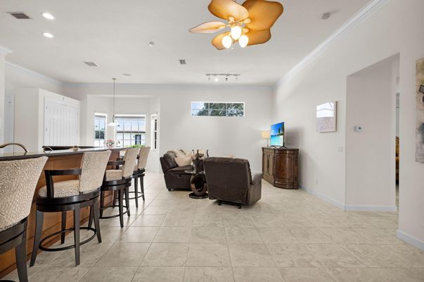 Interior, Living room, Recessed Lighting