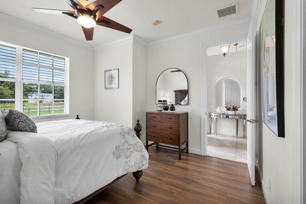 Bedroom, Interior, Wood Texture Flooring