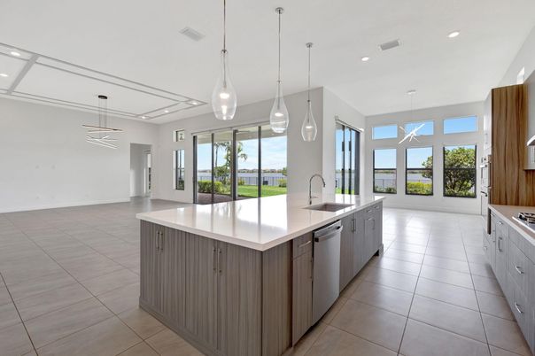 Interior, Kitchen, Pendant Lights, Recessed Lighting