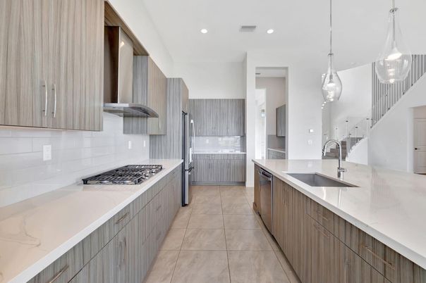 Interior, Kitchen, Pendant Lights, Recessed Lighting