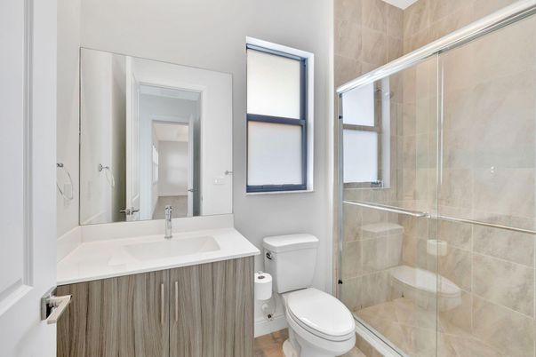 Bathroom, Glass Shower, Interior