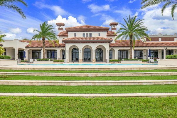 Backyard, Exterior, Facade, Pool, Mediterranean