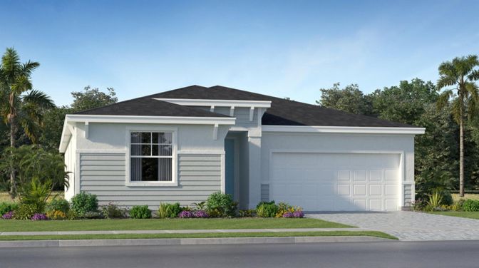 Attached, Exterior, Facade, Modern