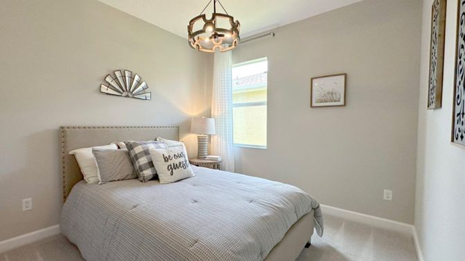 Bedroom, Interior, Pendant Lights