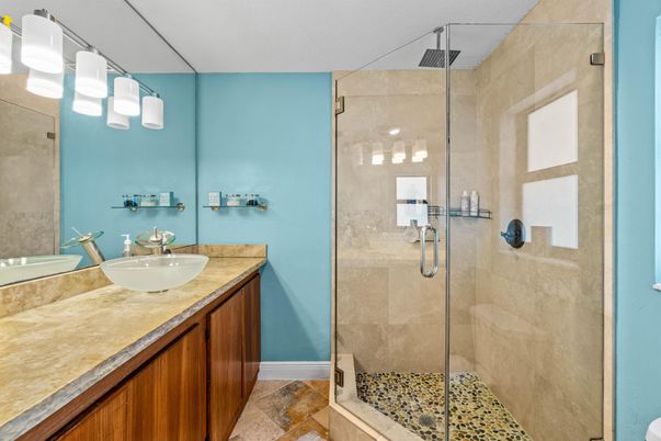 Bathroom, Glass Shower, Interior