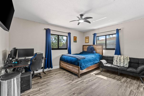 Bedroom, Home Office, Interior, Wood Texture Flooring