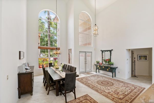 Dining room, Interior, Pendant Lights