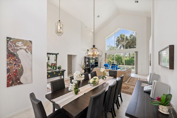 Dining room, Interior, Pendant Lights