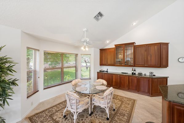 Dining room, Interior, Recessed Lighting