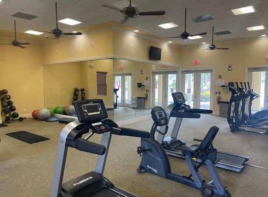 Fitness Equipment, Interior, Recessed Lighting