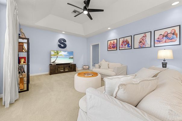 Interior, Living room, Recessed Lighting