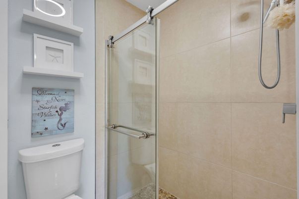 Bathroom, Glass Shower, Interior