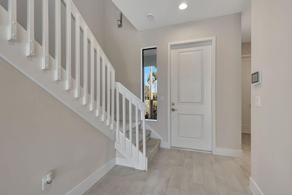Interior, Recessed Lighting, Wood Texture Flooring