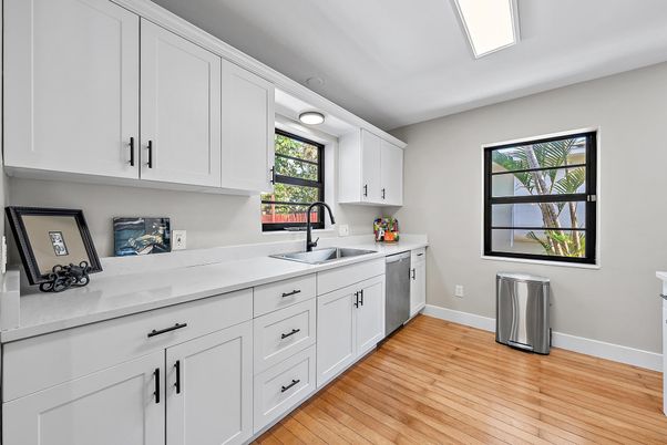 Interior, Kitchen, Wood Texture Flooring
