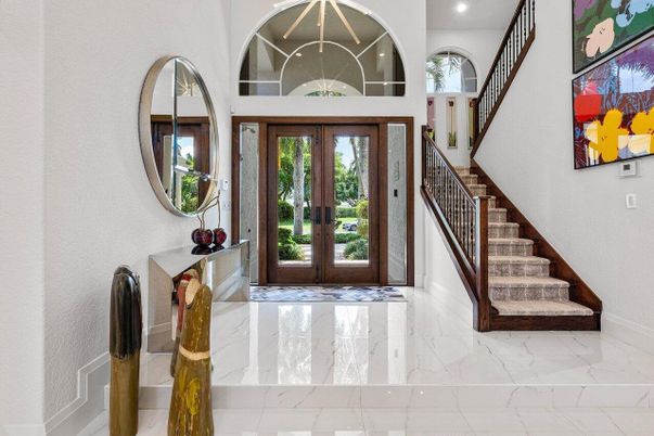 Interior, Marble, Recessed Lighting