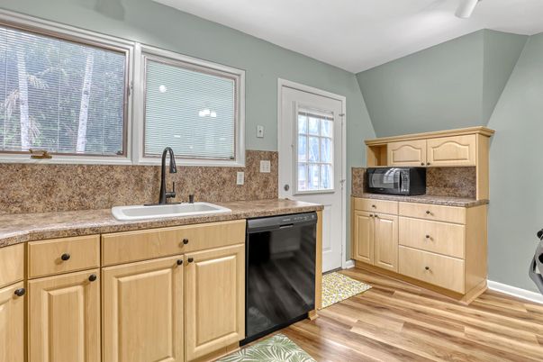 Interior, Kitchen, Wood Texture Flooring