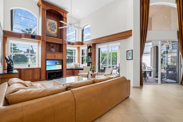 Interior, Living room, Recessed Lighting